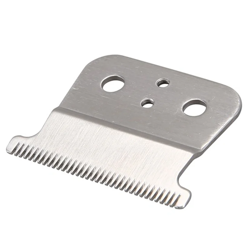 ABBK-3X Zilver Voor T Outliner Blade Voor Andis Voor T Outliner, Voor Andis Gtx Vervanging Blade, Wit T Blade + Zilver Stalen Blade