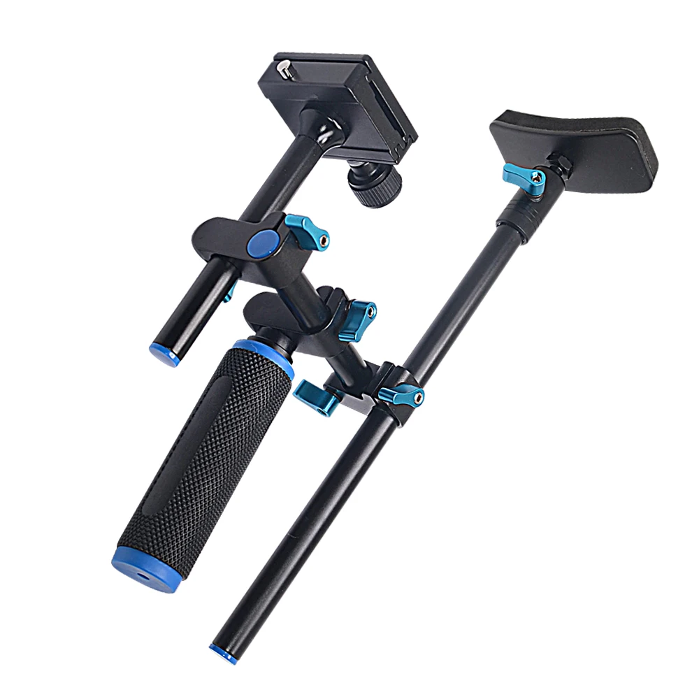 Mcoplus Aluminum alloy Camera Stabilizer Handheld Grip Shoulder Stabilizer for Canon Nikon SONY Fujifilm SLR Camera for YouTube