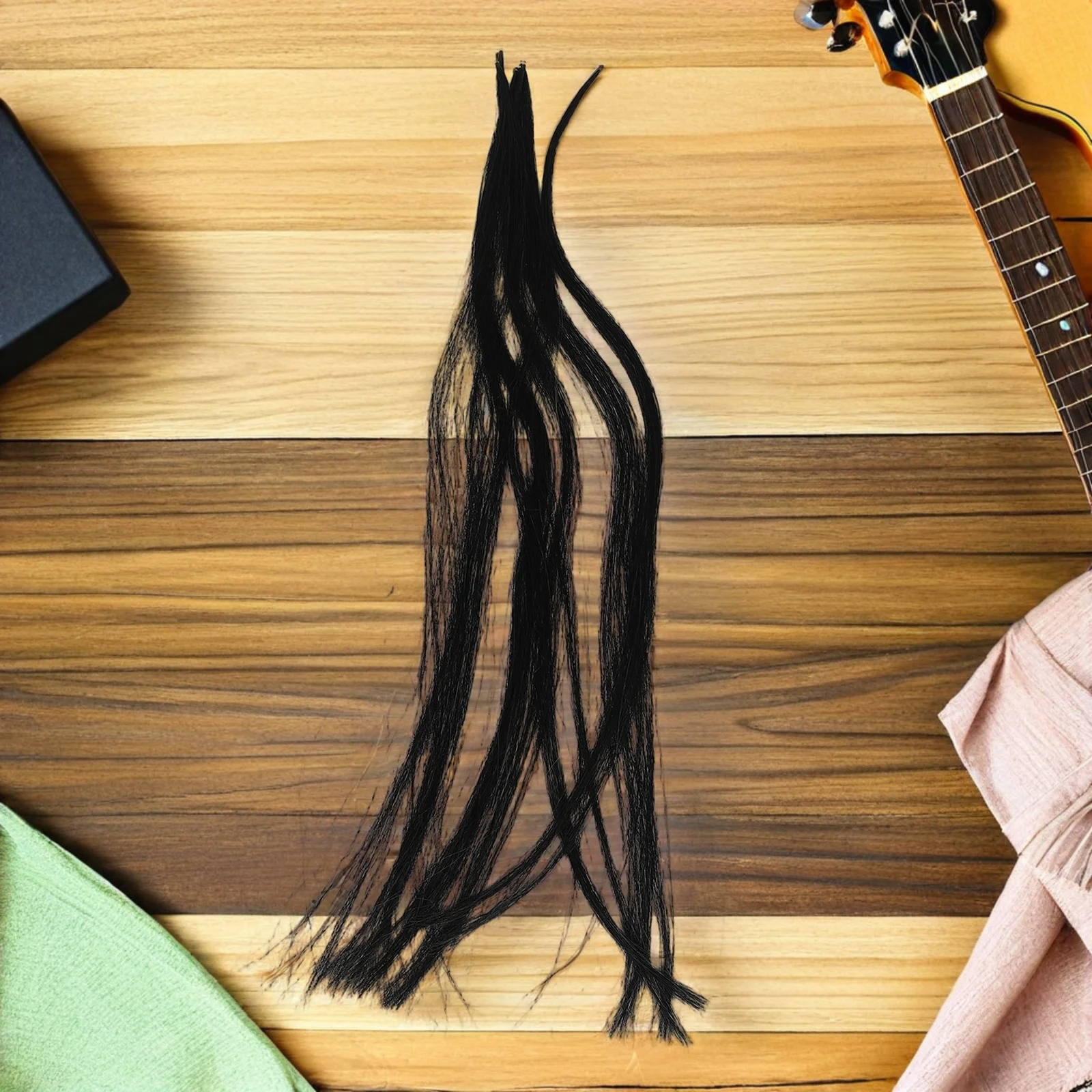 

1 Bundle Horse Hair Violin Bow Hair Replacement Long-Lasting Violin Bow Repair String Instrument Accessories Instrument Supplies