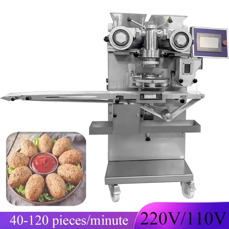 Glutinous Rice Ball Making Machine Automatic Red Bean Mochi Encrusting Forming Kibbeh Machine