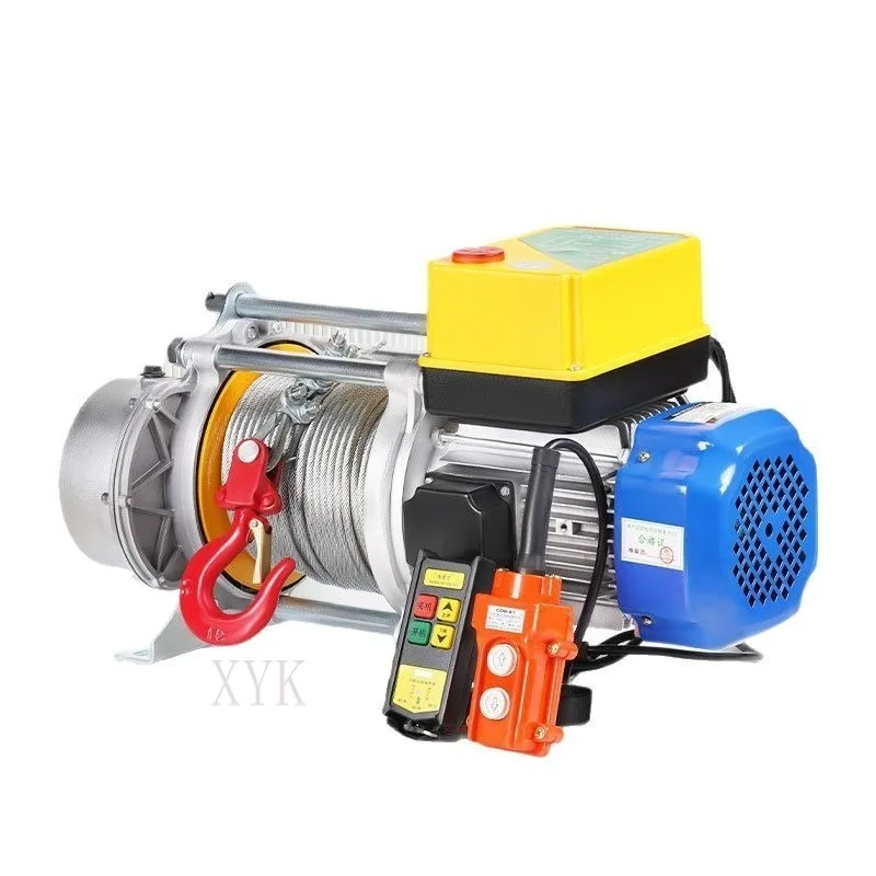Customizable 1-1.5T Aluminum Shell Hoist Home Small Multifunctional Lifting Crane Electric Hoist Winch