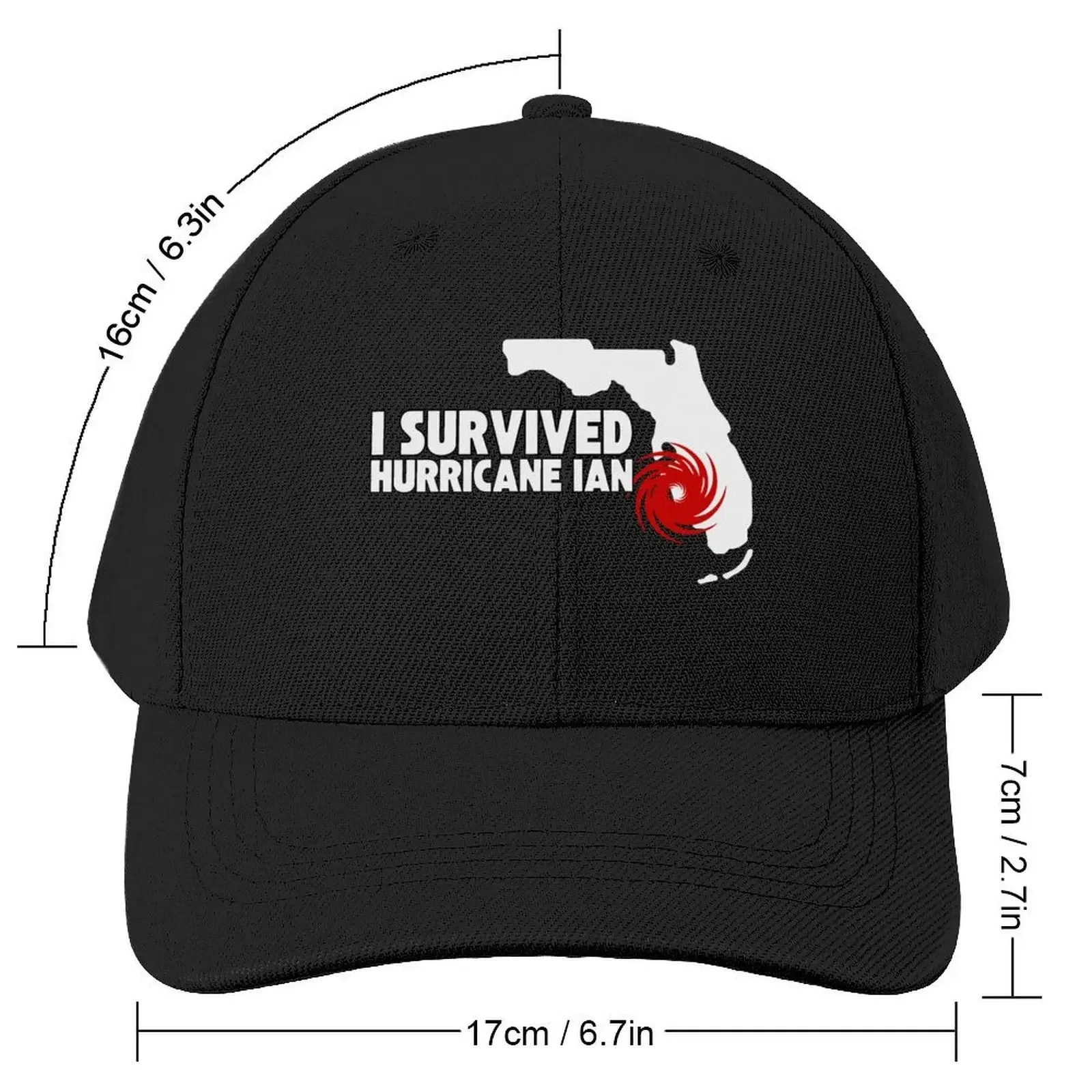 I Survived Hurricane Ian - Hurricane Ian 2022 Baseball Cap |-F-| Dropshipping Girl'S Hats Men's