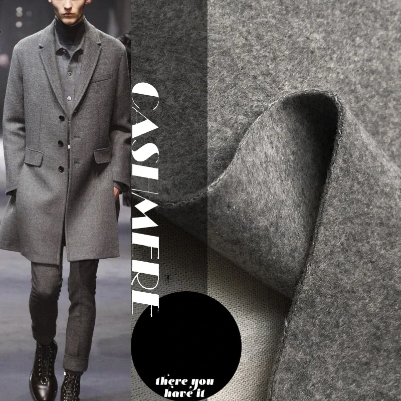 

Double Sided Woolen Fabric Solid Color Autumn Winter Thickened Clothing DIY Coat Jacket Cloth for Sewing By Meter Material