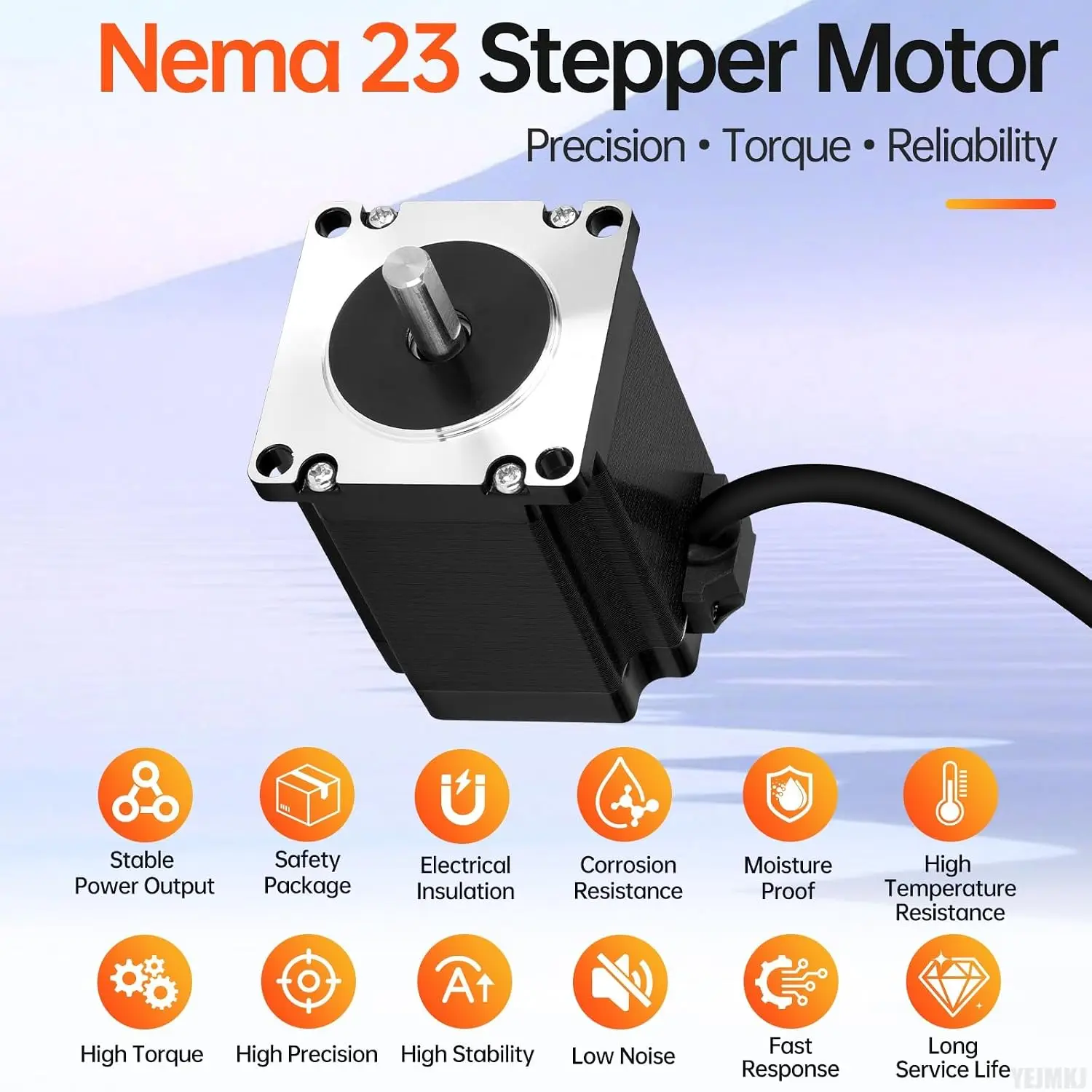 Nema 23 Stepper Motor 3.6Nm 112mm Length 8mm Shaft 57 Motor 4.2A for CNC Milling Machine
