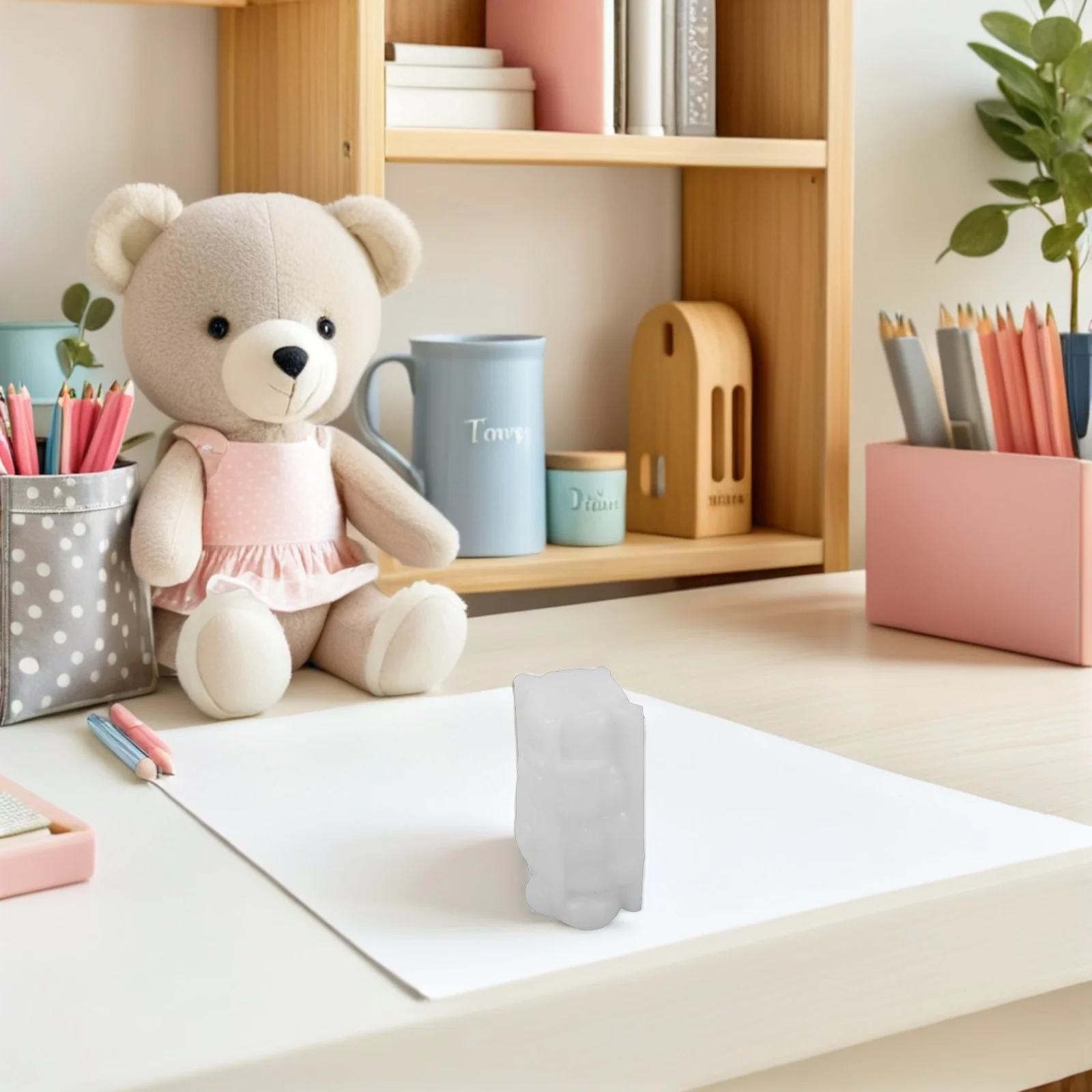 

Silicone Mold Creative Nutcracker Soldier Shape Holiday DIY Resin Casting Holder Wax Mold Resin Casting Molds