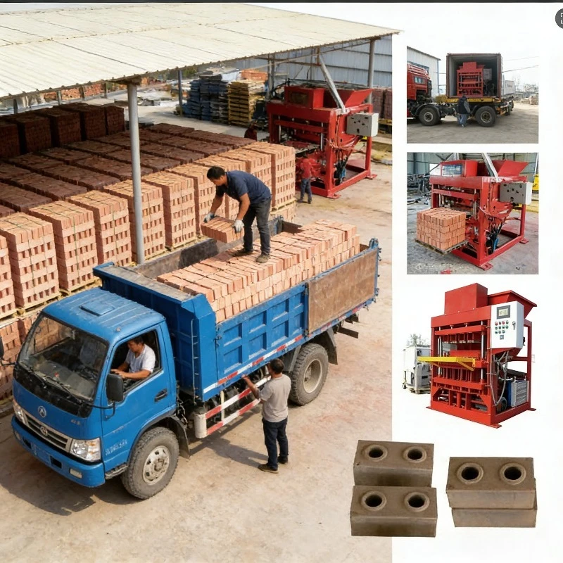 Large Scale Automatic Brick Making Machine Industrial Grade Cement Concrete Block Machine for Paving Bricks
