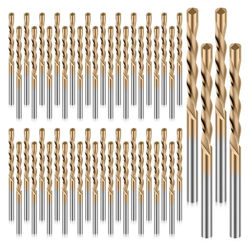 

50Pcs Drywall Bit, 1/8 Inch Spiral Saw Tip Cutting Bits, M2 High Speed Steel Drywall Cutting Bits
