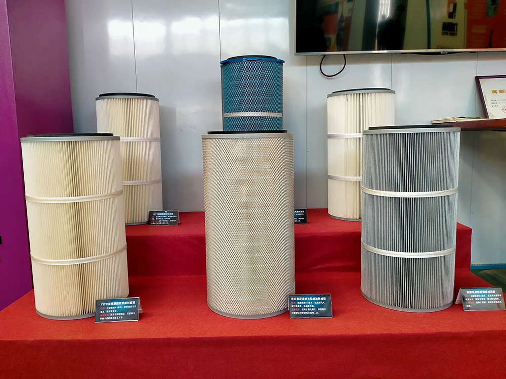 High temperature resistance industrial dust removal air filter element cartridge filter