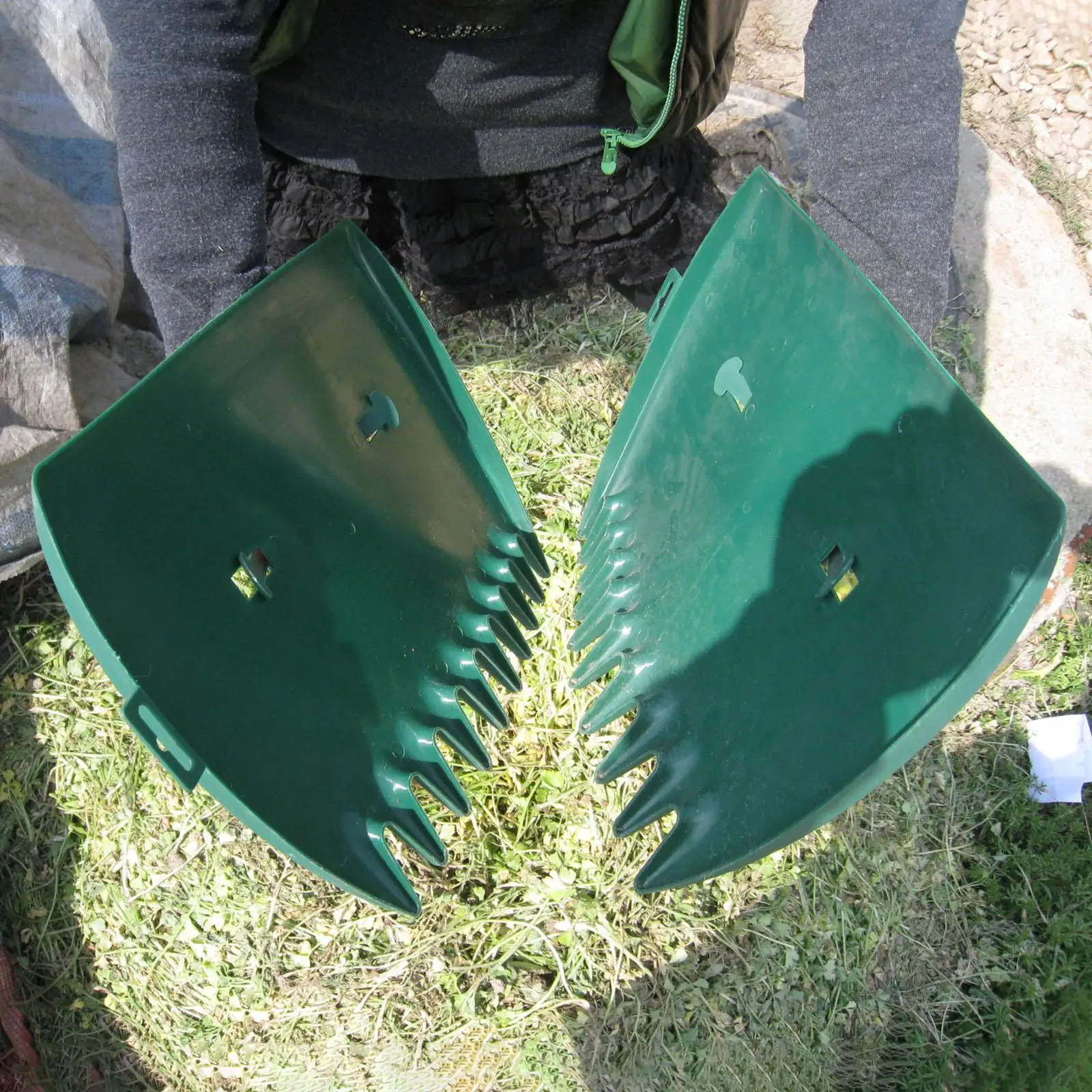 Imagem -03 - Hand Rakes Grabber Tool Coletor de Garras Lixo Gramado Detritos Quintal Folha Par