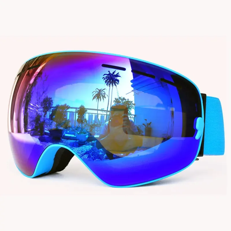 

Hot selling Retro Ski sun glasses UV400 Custom Logo Air Vent Foam Double anti fog trendy sunglasses men snowboarding ski Glasses