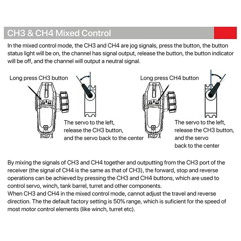 Elegante para Dumborc X6PM-350 RC transmisor 2,4G 6CH RC control remoto con receptor para RC coche barco tanque