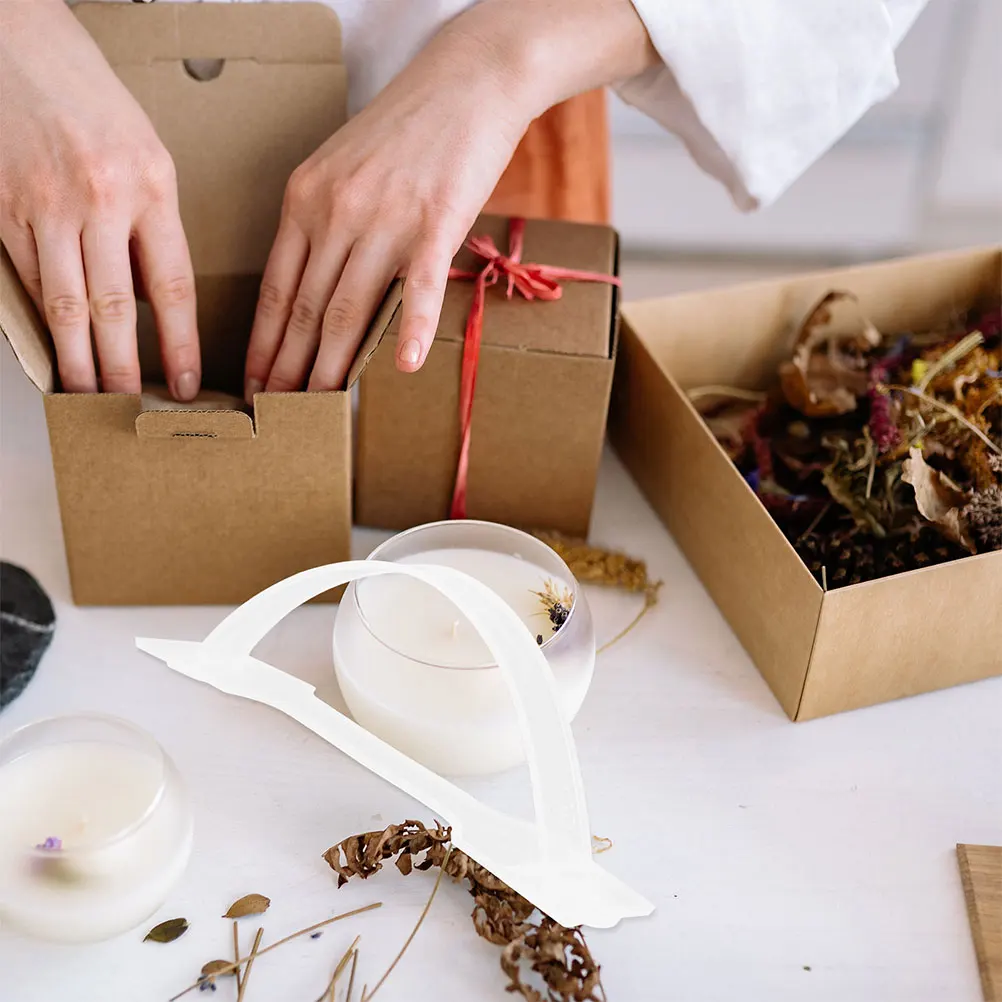 

50 PCS Silicone Handle Replacement Carton Handles for Cardboard Boxes Plastic Pull Shipping Craft Case Pe Universal