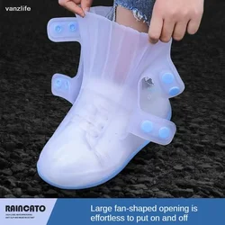 Waterproof Non-Slip Unisex Shoe Cover Baby Primary Student Thickening Wear-Resistant Knee-High Rain Boots Children Boots Cover