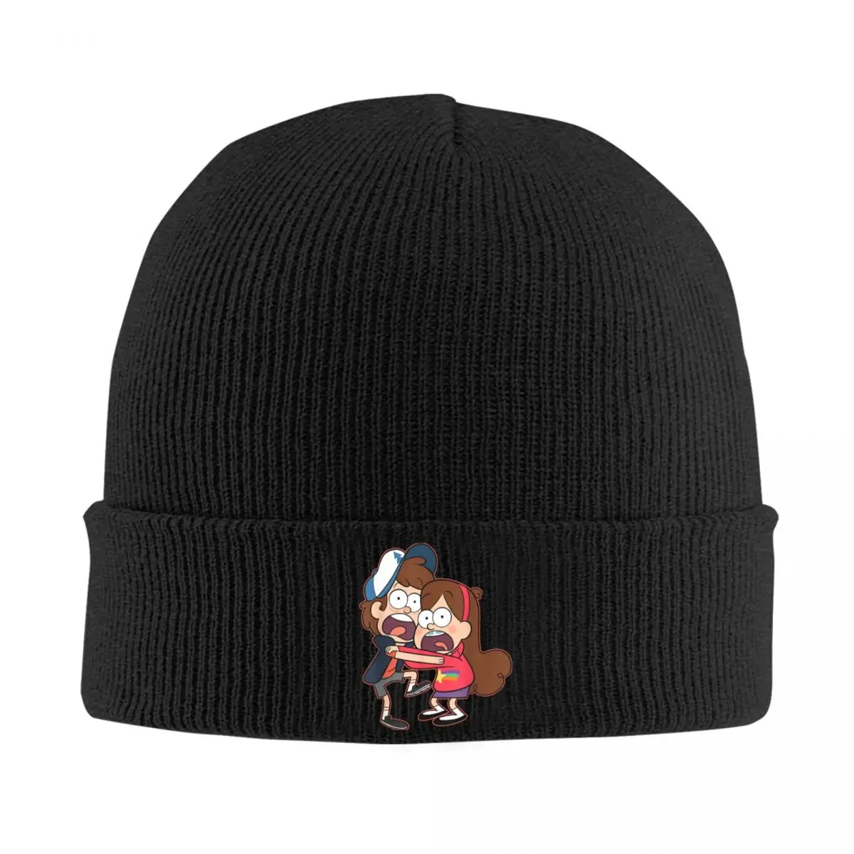 Official Gravity Falls Dipper And Mabel Pines Knitted Hat for Women Men Beanie Autumn Winter Fashion Hats Acrylic Warm Melon Cap