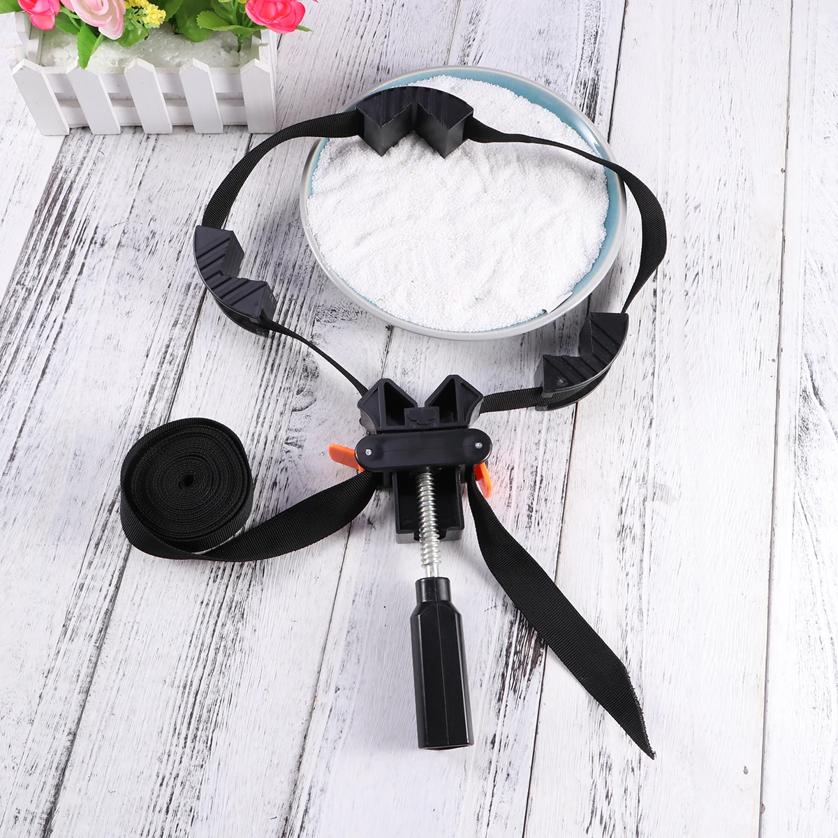 

Frame Clamp Woodworking Clips Picture Strap Fixing Clamps For Box Frames Black High Strength Nylon Non-Marring Grip