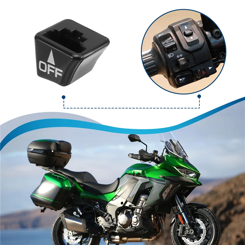 

A80X-Left Combination Turn Signal Switch Button For Kawasaki Z900 ZX-4RR 2020 2021 2022