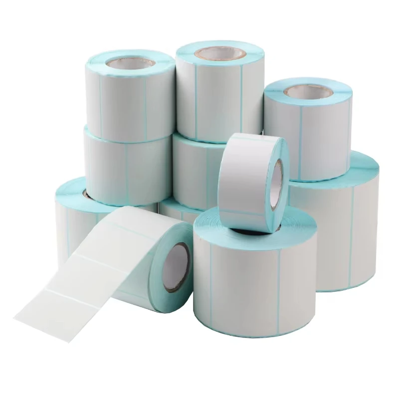 

Eco-Friendly Thermal Labels - Shipping/Barcode/Jar Stickers Roll, Quick-Dry, Business/Home Compatible