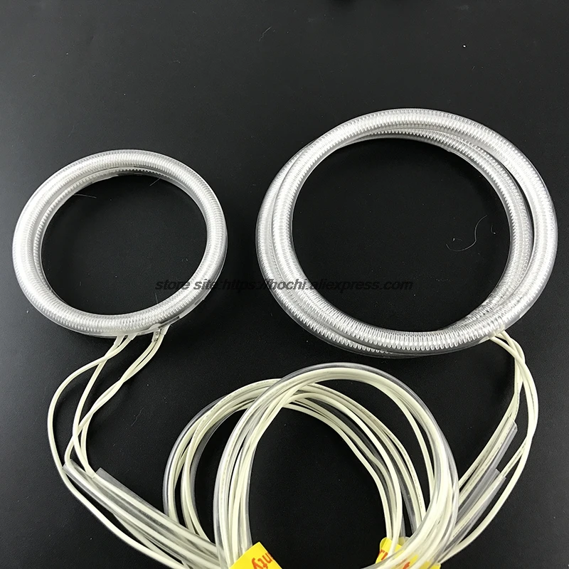 HochiTech لفورد فوكس II Mk2 2004 2005 2006 2007 2008 أبيض 6000K CCFL المصباح هالو الملاك شيطان عيون عدة عيون الملاك الخفيفة