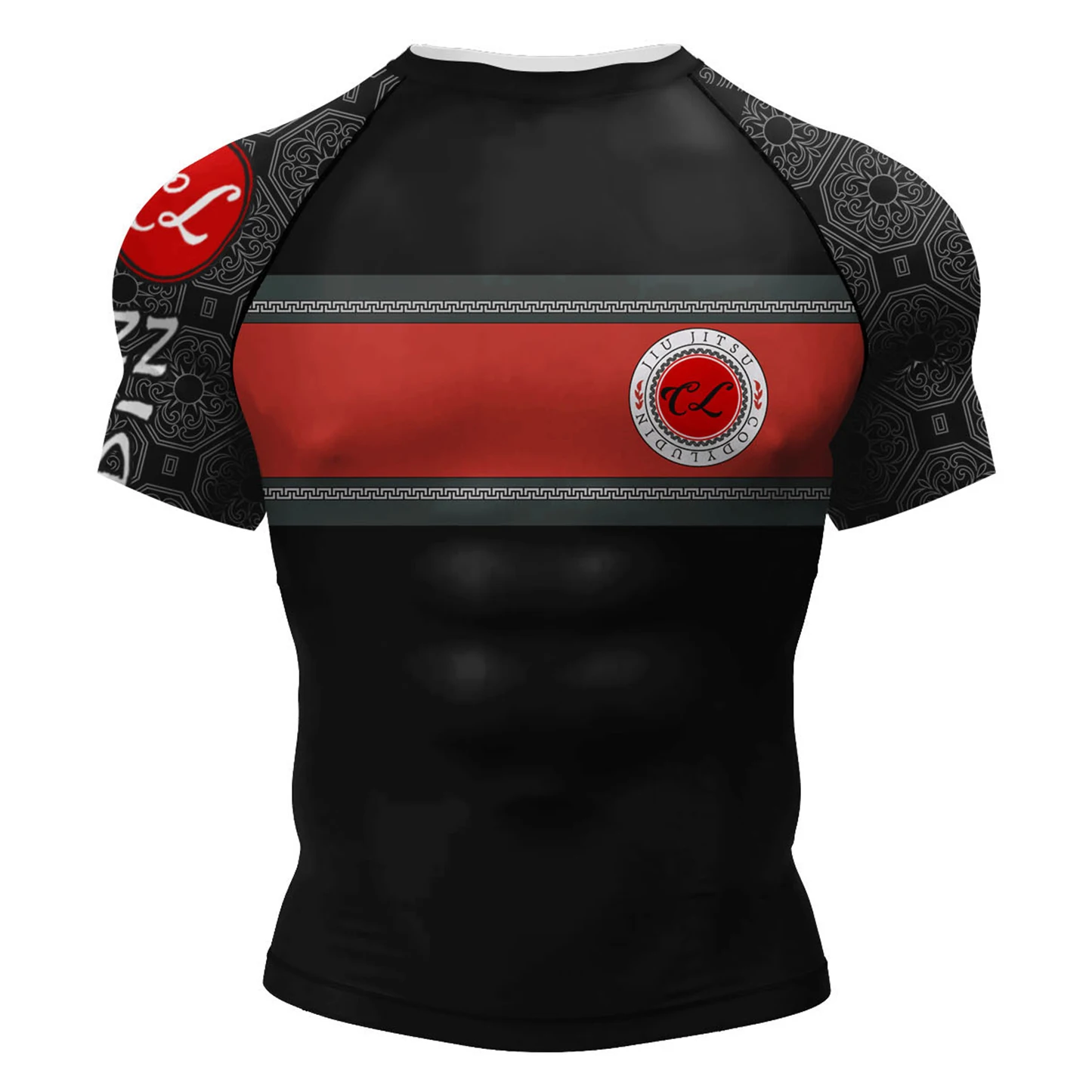 CODY LUNDIN-Camisas De Corrida De Compressão Para Homens, Sportswear, Musculação, Treino, Ginásio, Fitness, Rashguard, Jiu Jitsu, Jersey De Boxe