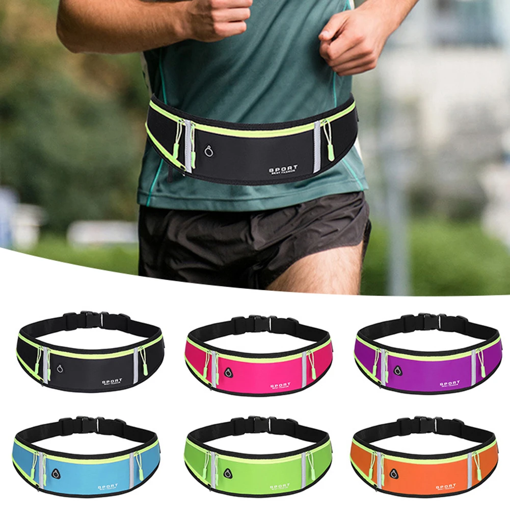 Running Waist Ba,Marathon Jogging Bag Water Bottle Hip Waist Pack Waterproof Outdoor Sports Jogging Cycling Phone Waist Bags