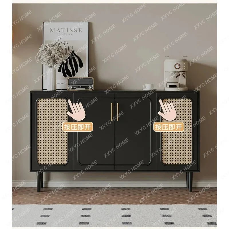 XX Rattan Minimalist Living Room Cabinet Aesthetic Elegant Premium  Living Room Cabinets Glamour Mid Century Meuble Fur