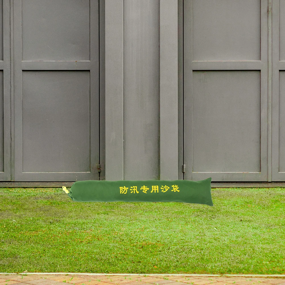 2Pcs Reusable Flood Barriers Heavy Duty Canvas Sandbags for Flooding Protection Water Blocking Barrier for Basement Elevator