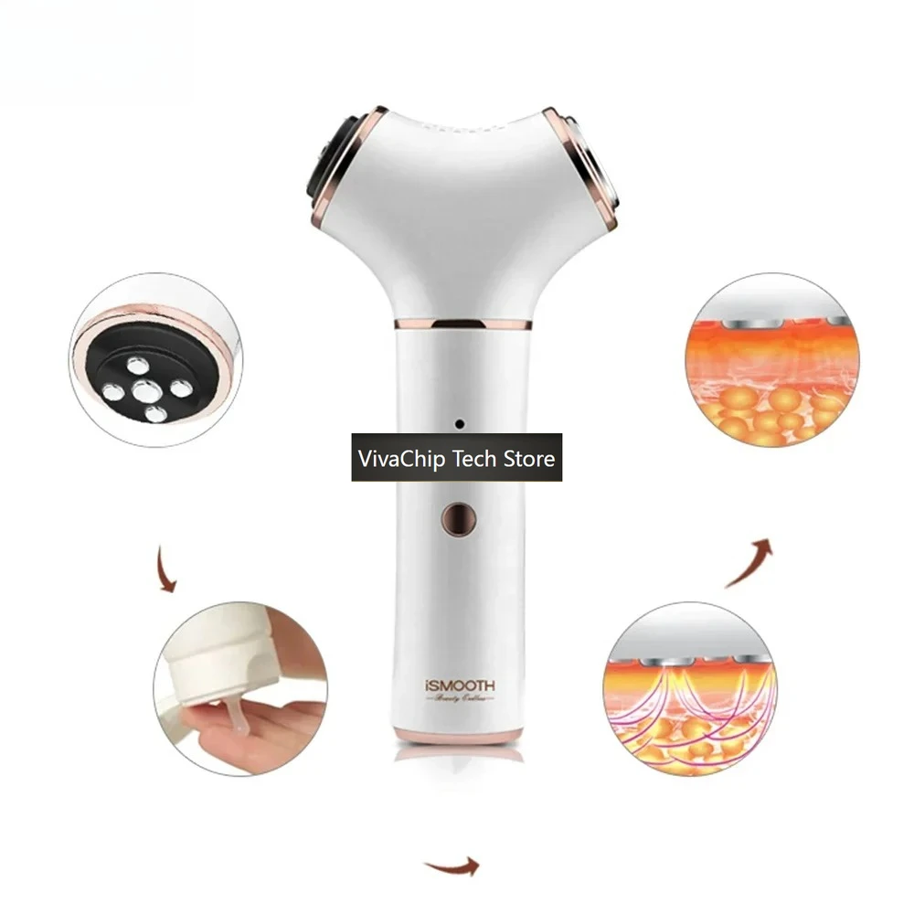 VivaCTFacial Firming, Lifting, Moisturizing, Skin Rejuvenation, Red And Blue Light Essence Imported Into Beauty Instrument