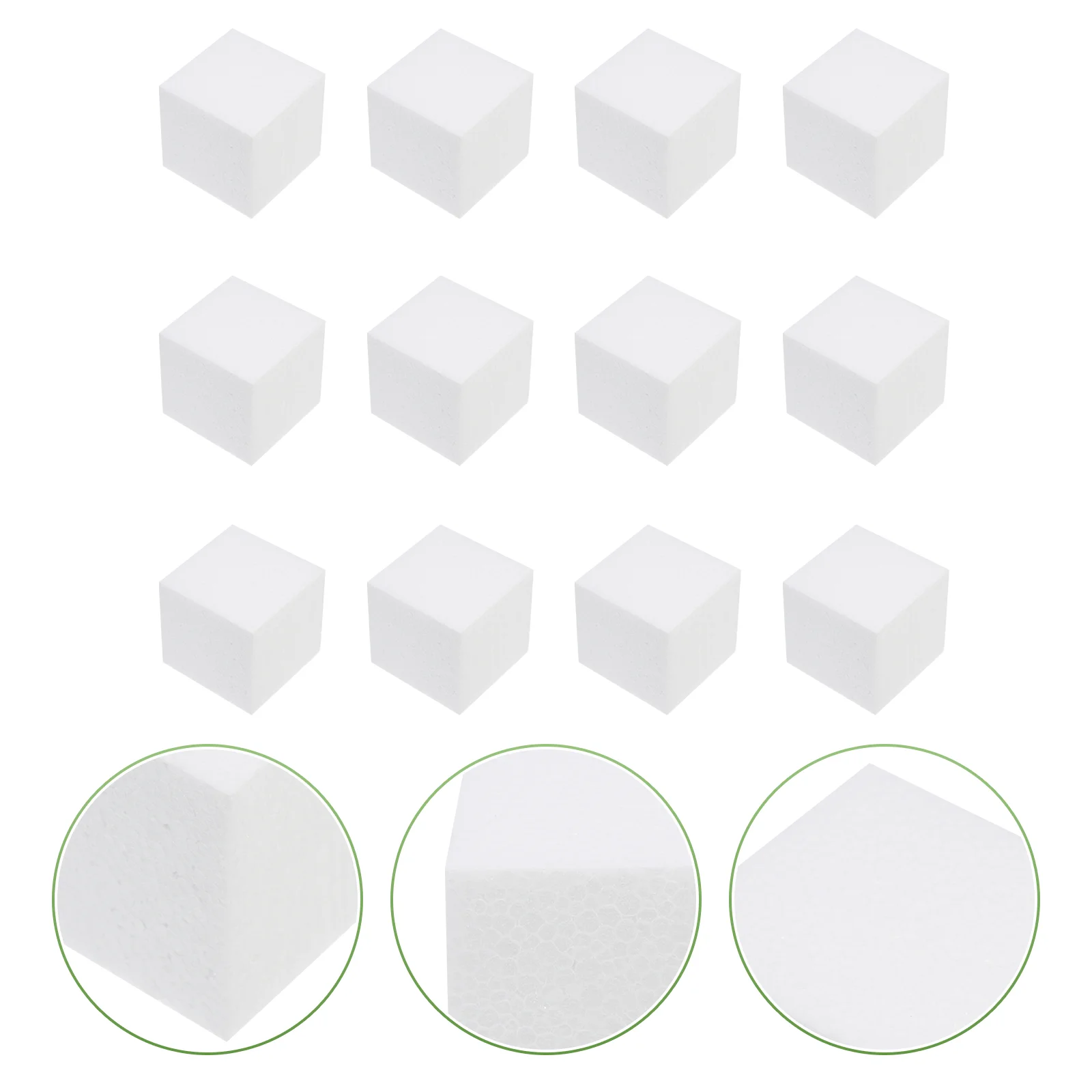 20 Pcs Flower Pot Mat Arranging Bases Arrangement Supplies Accessory Crafts Floral Foam Square Design Pads