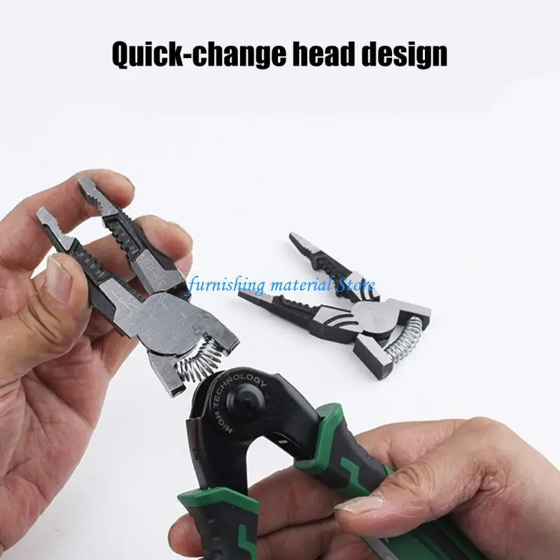 Y5GD Professional Interchangeable Head Wire Stripper Built In Detection Function