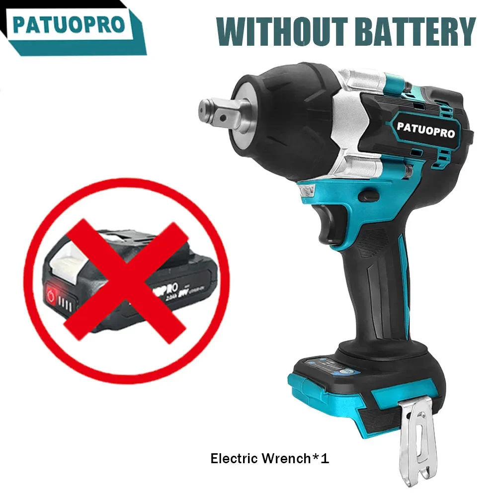 1500N.M Brushless Electric Impact Wrench 1/2inch Handheld Cordless Electric Screwdriver Tools For Makita 18V Battery(No Battery)