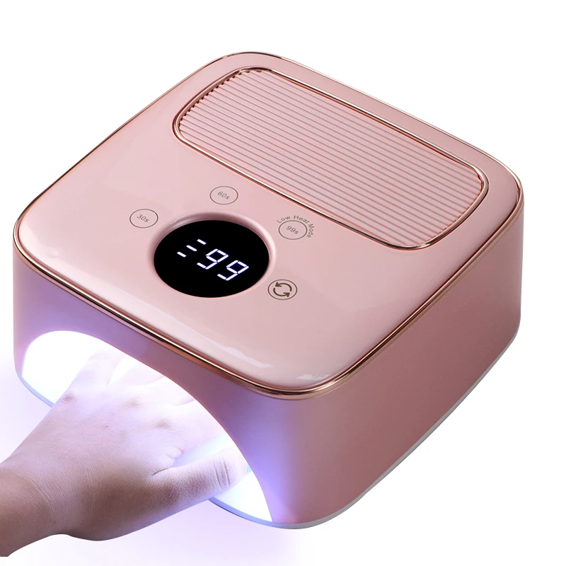 48W Sun UV Led Dryer Nail Lamp Wireless Dual Light Rechargeable Cordless UV Lamp For Nail Salon Professional Nail Polish Dryer