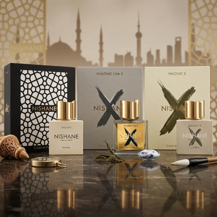 Nishane Hacivat Ani Wulong Cha X Inspired Extrait de Parfum, Long Lasting Niche Unisex Fragrance, High-End Luxury Cologne