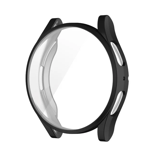 Miękkie etui z TPU do Samsung Galaxy Watch 6/5/4 40mm 44mm Szklana powłoka ochronna zapobiegająca upadkom do Galaxy Watch 4/5/6 Cover