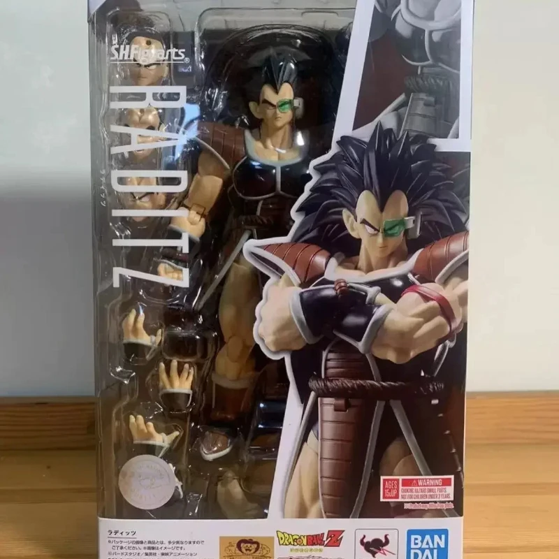 

100% оригинал Bandai Shf Sh Figuarts Raditz, экшн-фигурка, аниме-модель, игрушки, фигурка, ПВХ, коллекция подарков, подарки на складе