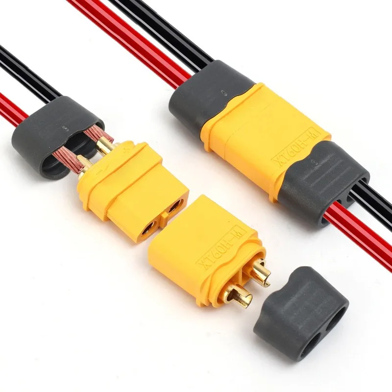 1/20pcs XT60H Connector Adapter Female Male Wire Cable Charger Connector Multi-purpose RC Lipo Battery Insulation Terminal Block