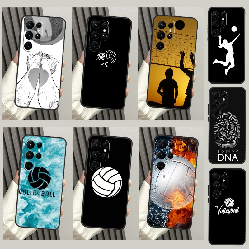 Volleyball Sport For Samsung Galaxy S20 FE S21 FE S22 S23 Ultra S8 S9 S10 Plus Note 20 Ultra Phone Case