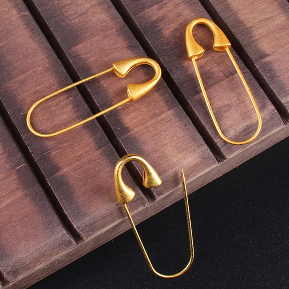

10 Pcs Safety Pins for DIY Vintage Safety Pins Brooch H made Jewelry Accessories Brooch Craft Fabric Vintage Metal