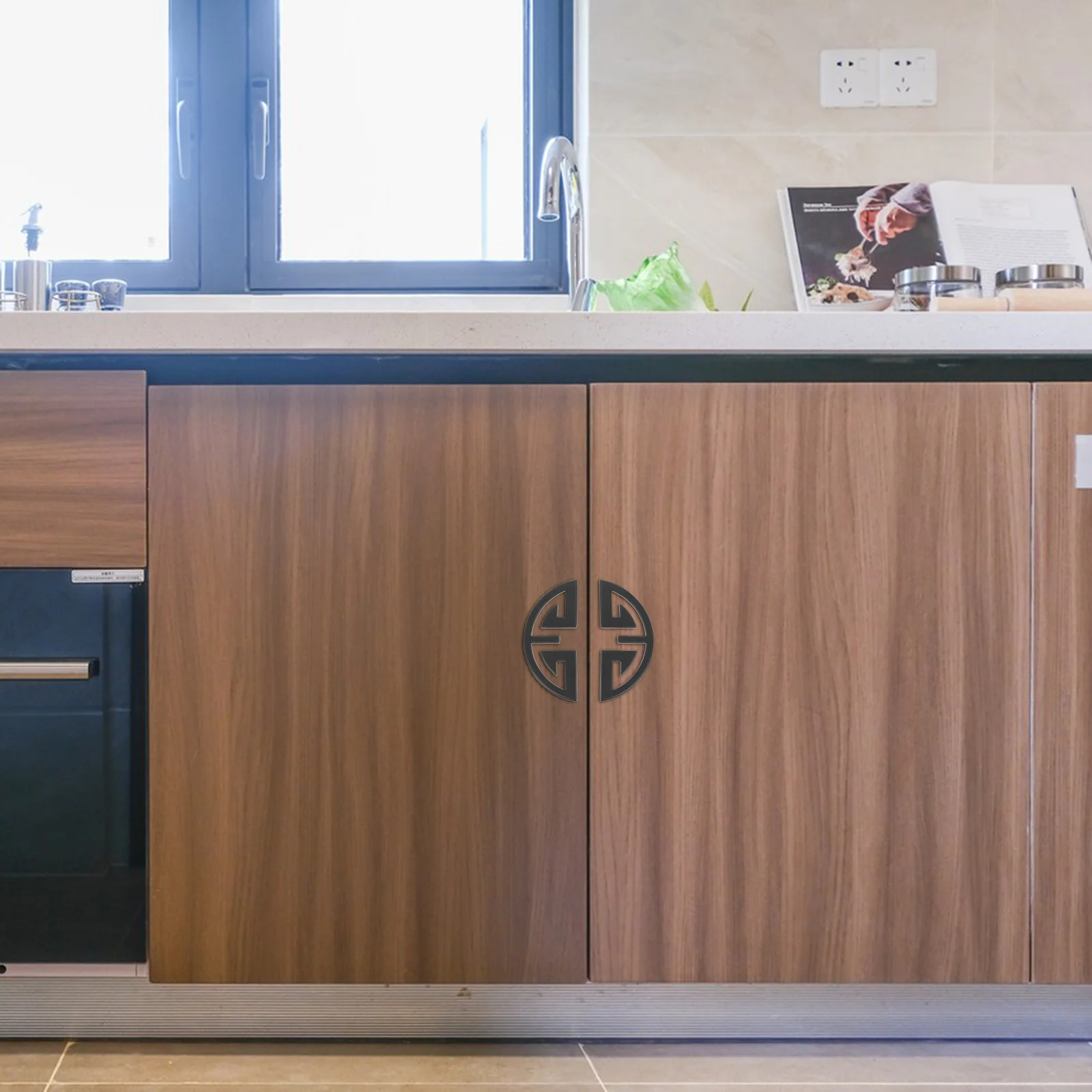 

2Pcs Copper Brushed Zinc Alloy Furniture Pulls Small Door Handles Durable Replacement for Cabinet Drawers Wardrobe