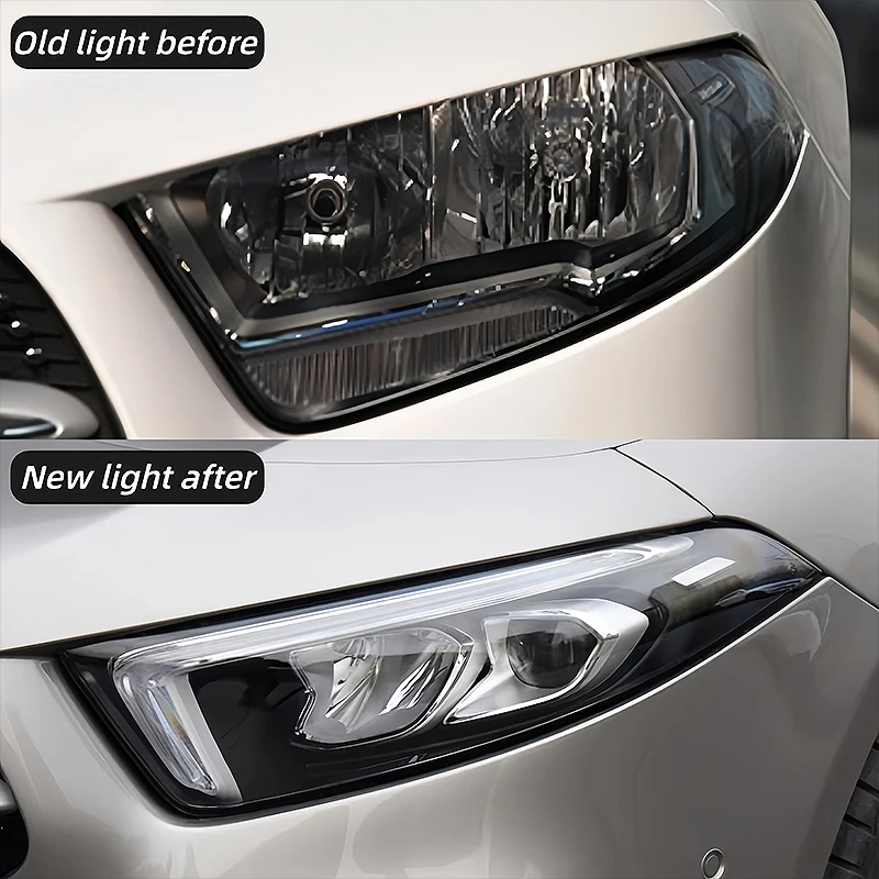 Car Lights for A-Class 2018-2021 LED Headlight Projector DRL 12V 36W 5000 Lumens 5500K Auto Accessories
