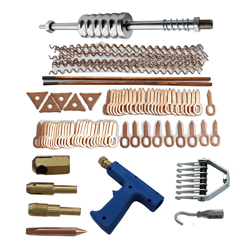 

95pcs Stud Welder Dent Puller Kit Car Body Panel Dent Spot Welding Repair Tools Set