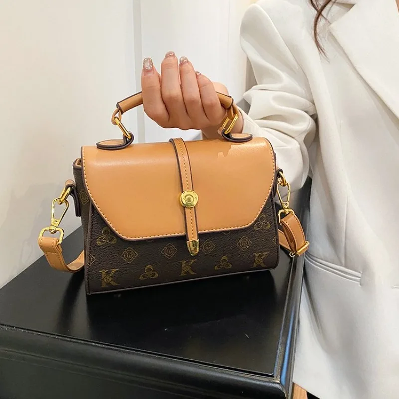 

Изящная кожаная сумка-тоут для повседневного использования, элегантный винтажный дизайн в парижском стиле, классическая повседневная сумка через плечо, изящная женская сумка для офиса и свиданий