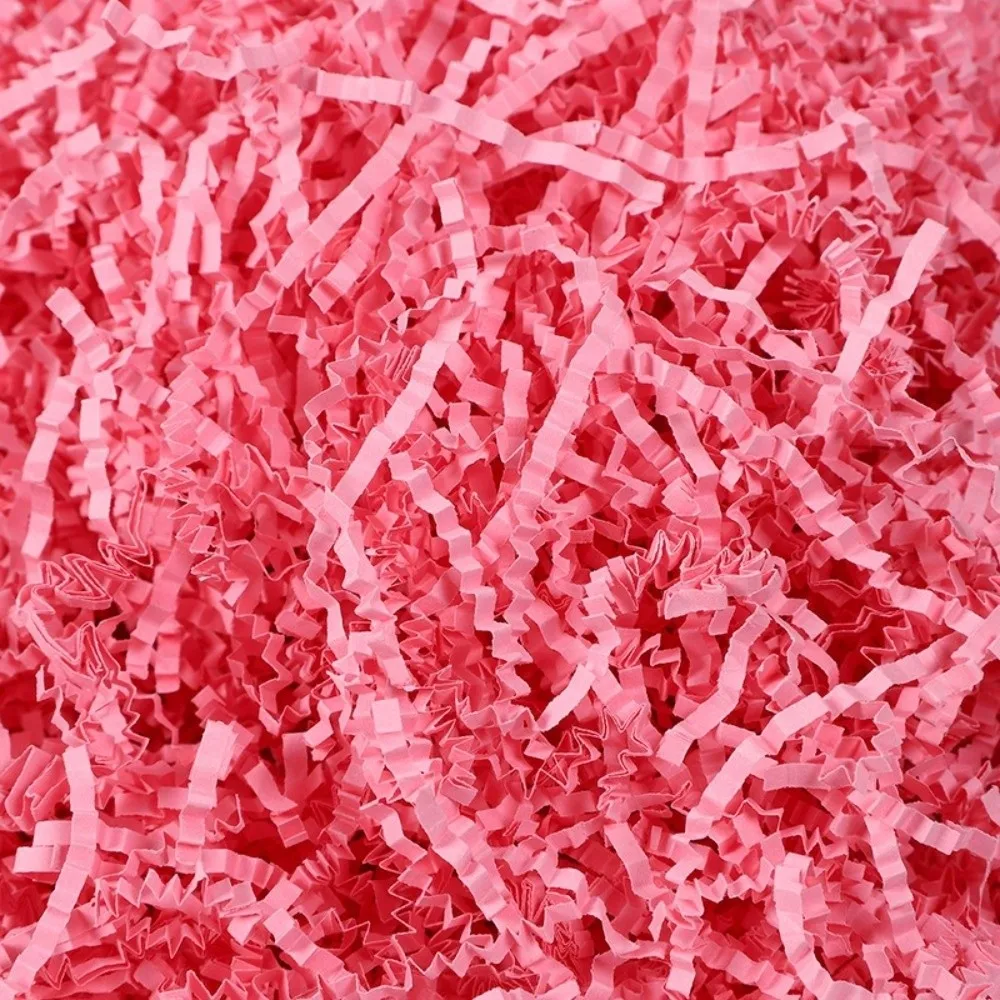 20/100g/Bag Wavy Shredde Raffia Shredded Paper Colorful Packaging Filler Easter Basket Filler DIY Wedding Party Confetti