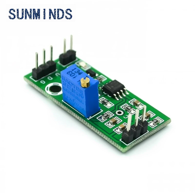 LM393 Voltage Comparator Module Signal Waveform Adjustable High Low Level/Load Drive Dual Channel 4.5-28V High Voltage Module