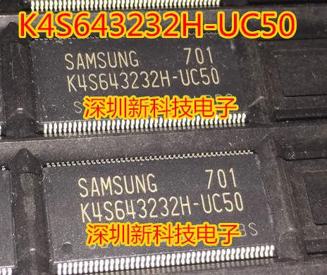 

Free shipping K4S643232H-UC50 TSOP86 , 5PCS Please leave a comment