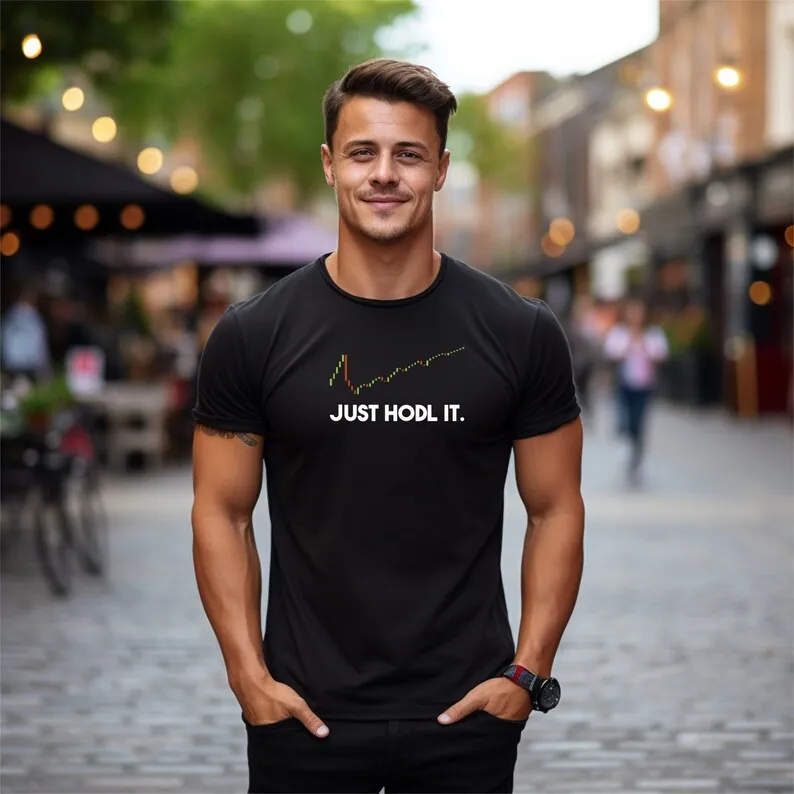 Just Hodl It T-Shirt, Funny Crypto Shirt Parody | Bitcoin Cardano Ethereum Xrp Ripple Dogecoin | Investors Traders - Unisex Tee