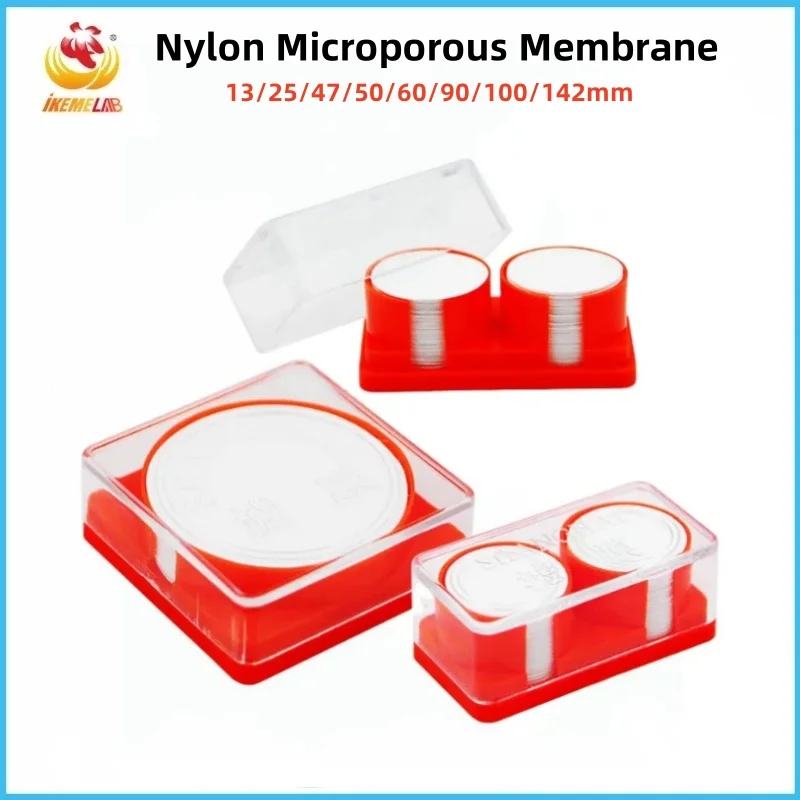 

WEIAI 13/25/47/50/60/90/100/142mm Laboratory Nylon Microporous Membrane Organic Microfiltration Membrane Filter Acetate 0.22um