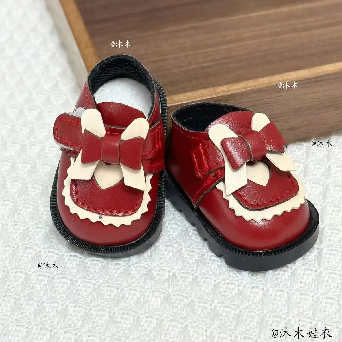 New Cotton Doll Shoes 20cm Cotton Doll Love Bow Princess Shoes Star Doll Dress Up view 6