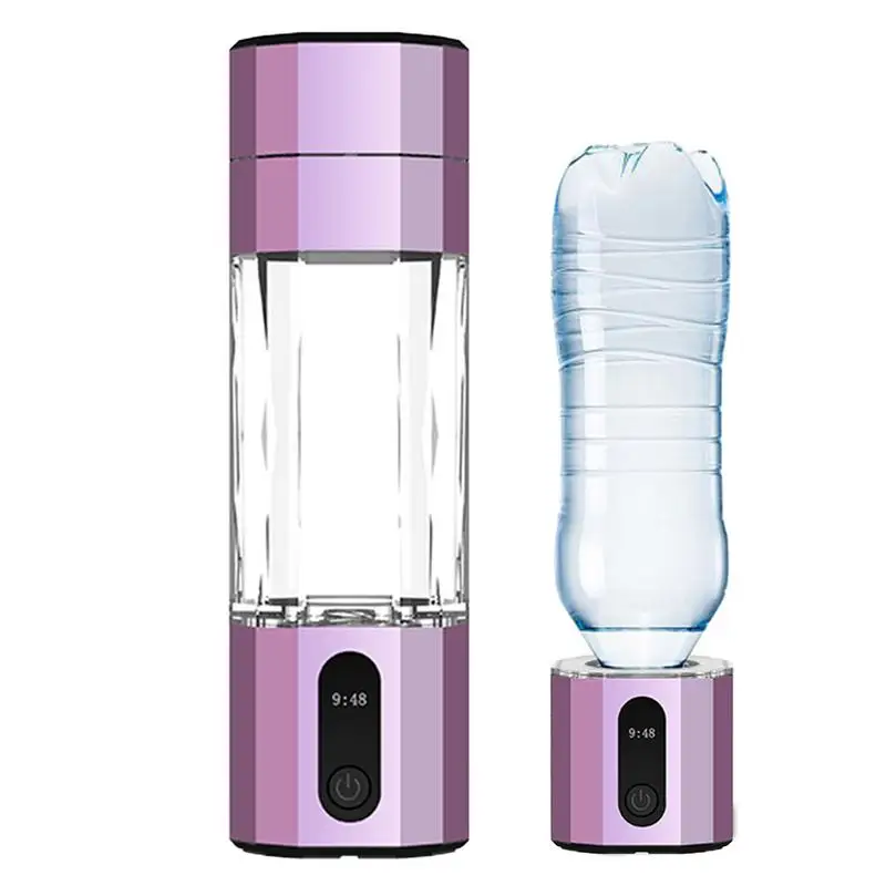 

Hydrogen Water Bottle Generator 208ml PEM Electrolytic Hydrogen Generator USB Rechargeable Water Ionizer For Home And Travel 2