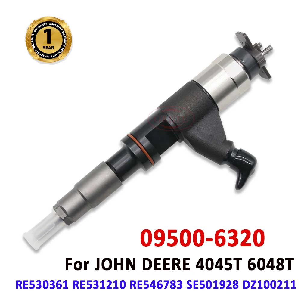 

ORLTL 095000-6320 Diesel Fuel Injector Assy 095000-6321 for John Deere 4045T 6048T RE530361 RE531210 RE546783 SE501928 DZ100211