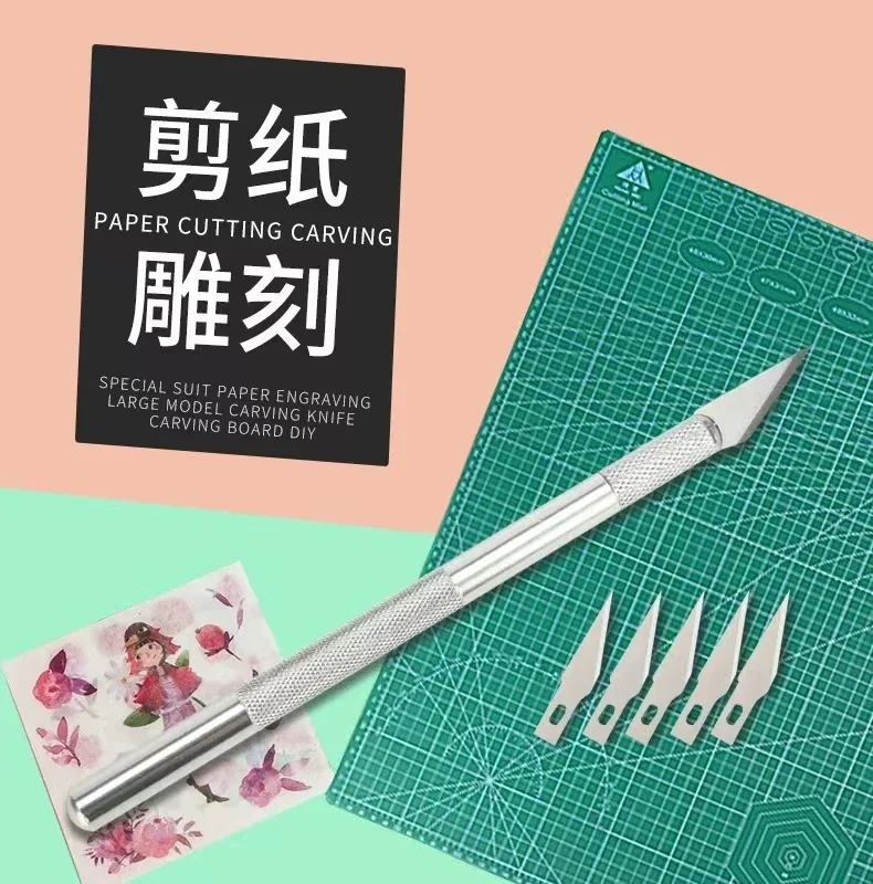 1pcs 60*45cm A2 PVCPositive and Negative Usable Thickening Cutting Mat Board DurableDIY Student Art  Engraving Leather Tool